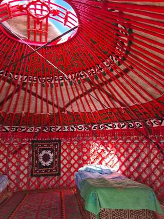 Гостевой дом Feel Nomad Yurt Camp Ak-Say Бюджетный двухместный номер с 2 отдельными кроватями-2